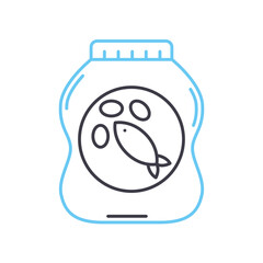 vitamins line icon, outline symbol, vector illustration, concept sign