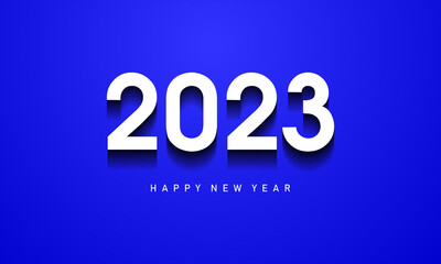simple new year 2023 design