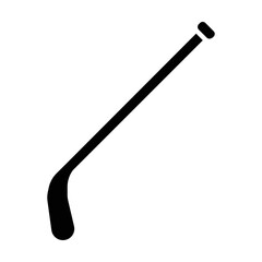 Ice hockey stick black icon. Suitable for website, content design, poster, banner, or video editing needs