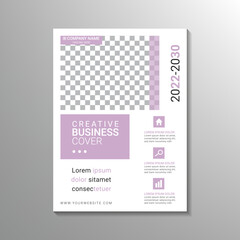 modern minimalist business cover design template