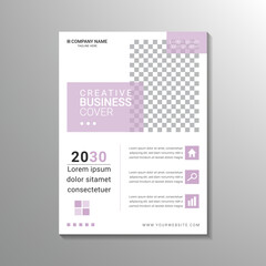 modern stylish business cover design template