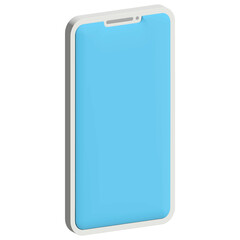 Realstic smartphone 3d. Smartphone mock up.