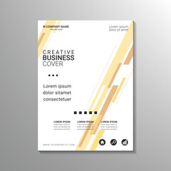 abstract geometric corporate business cover design