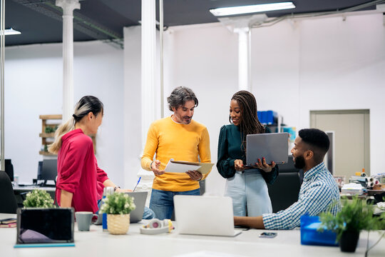 Work Team Working in the Office