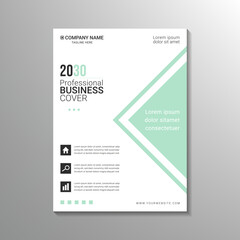 modern corporate business cover design print template