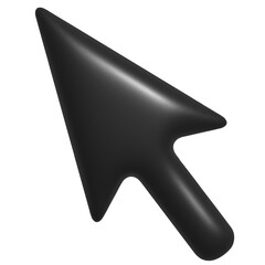 3d mouse cursor. Internet arrow cursor.