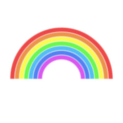 Blurred colored rainbow, vector illustration.