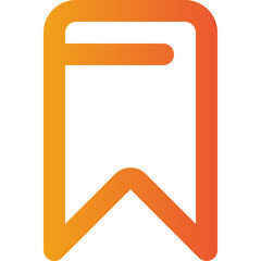 bookmark gradient icon