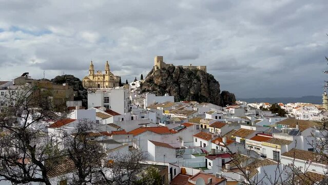 typical spanish village with White House- Andalusia( olvera)