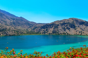 Kournas-See in der Nähe von Georgioupoli, Kreta