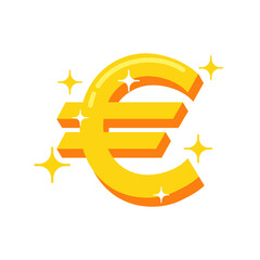 Obraz premium illustration of a euro symbol. business or financial illustration vector graphic asset
