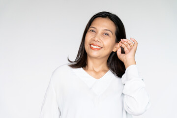Business Woman on White background