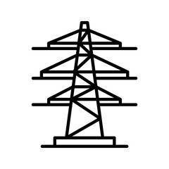 Electricity icon suitable for info graphics color editable