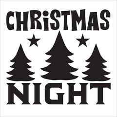 Obraz premium This free merry christmas svg quote tshirt PNG transparent image with high resolution can meet your daily design needs. An additional background remover is no longer essential.christmas night.