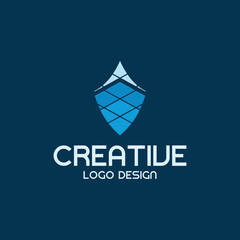 logo illustration abstract, simple modern vector design