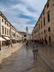 Dubrovnik is a Croatian city on the Adriatic coast