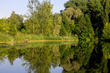 Beautiful nature in Sumy, Ukraine - 528008030