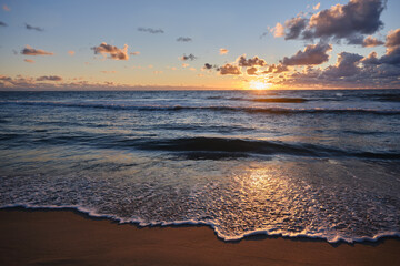 summer dramatic sunset