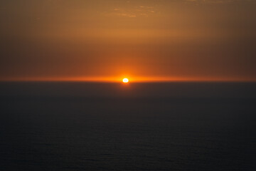 Sunsent over the Atlantic Atlantic Ocean, Cabo de Roca, Portugal