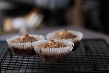 homemade rye cupcake