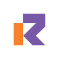 Letter R logo or icon design. template elements. geometric abstract logos