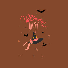 Hand drawn abstract vector graphic clipart illustrations,Halloween holiday costume party adult people characters collection set.Creepy Halloween design poster concept.Happy Halloween contemporary art.