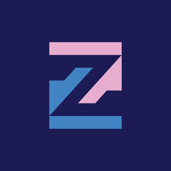 Letter Z logo or icon design. template elements. geometric abstract logos