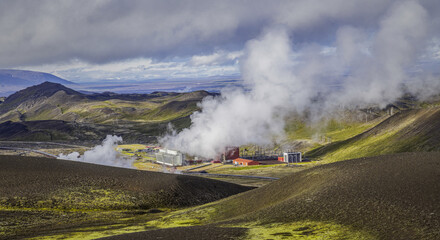 Geothermal power station in Iceland
