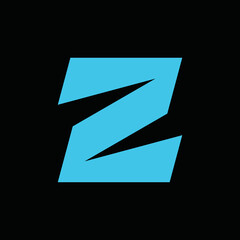 Letter Z logo or icon design. template elements. geometric abstract logos