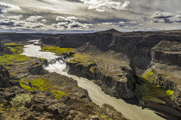 grand canyon in the morning, Iceland, Dettifoss