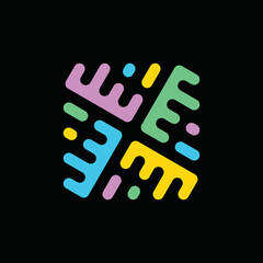 Abstract logo. Geometric abstract logos. Icon design