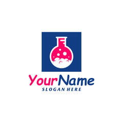 Lab Logo Design Template. Science lab logo concept vector. Creative Icon Symbol