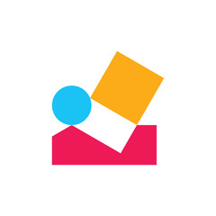 Abstract logo. Geometric abstract logos. Icon design