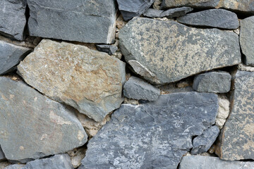 Old Stone wall brown, grey  light blue colour.