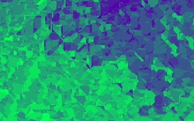 Green blue abstract broken tile pattern. Presentation template background design. Suitable for social media, website, cover, poster, backdrop, online media, flyer, etc.
