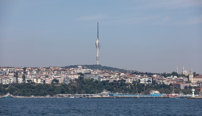 Fototapeta na wymiar View of the Bosphorus strait