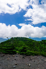 Obraz premium 北八ヶ岳 北横岳の北峰からの眺望