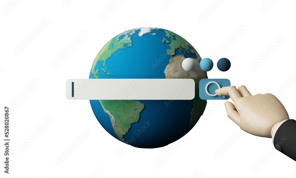 Poster businessman using mobile smart phone. business global internet connection application technology and
