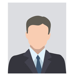 Male avatar. Female document picture.