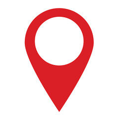 Location pin. GPS pointer.