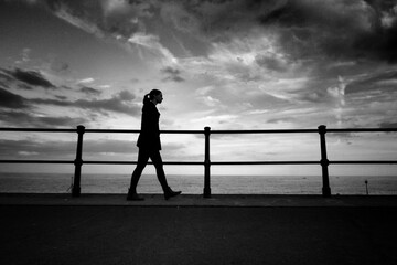 silhouette of a person