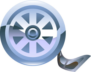 Obraz premium film reel Illustration