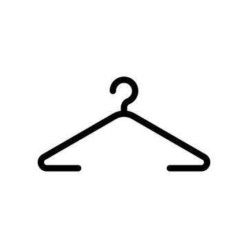 Outline icon clothes hanger 