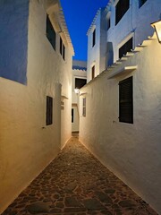 narrow street in the old city