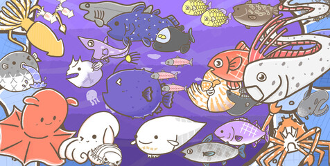 R:もっとメルヘンな水族館☆深海魚☆ミ壁紙④