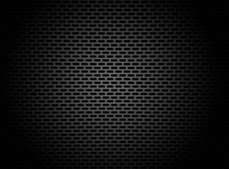grey metal grid with black gradient pattern.