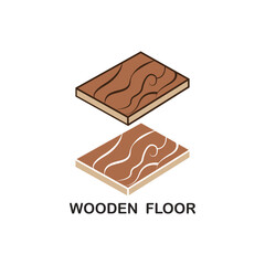 natural wood floor icon