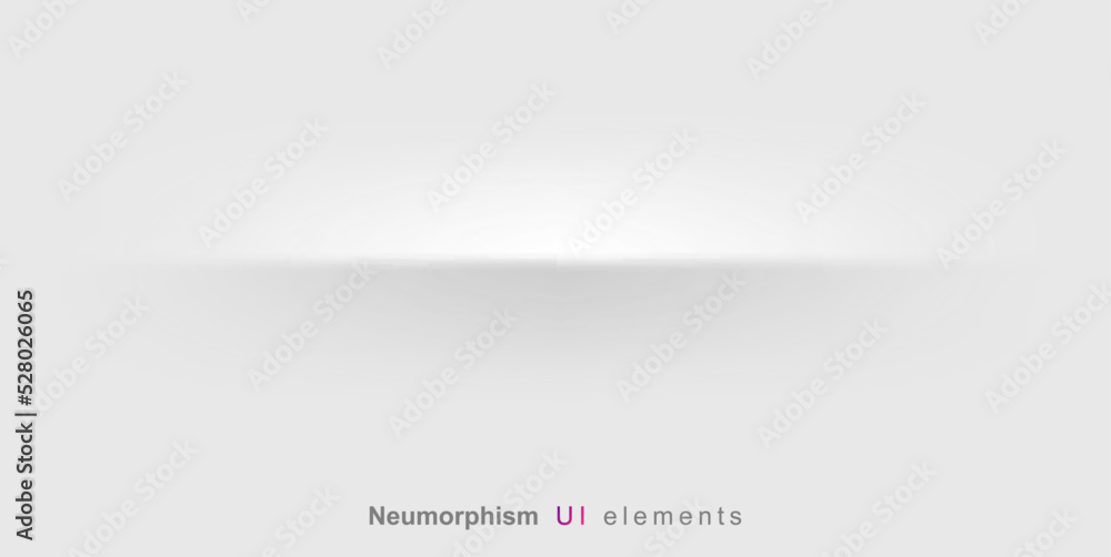 Wall mural neumorphism style liquid interface background. neumorphism user interface design.