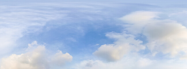 Fototapeta premium Abstract blue sky white cloud on the light of the sun background with empty copy space for add text or advertise design creative