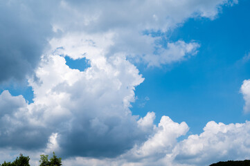 青空と白い雲